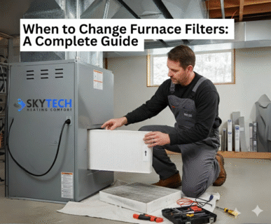 When to Change Furnace Filters: A Complete Guide from SkyTech Home Comfort.